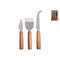 GUSTA Käsemesser Set 3-teilig