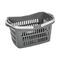 RIVAL Einkaufskorb mit 2 Griffen 48x28,5x23,5cm grau