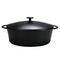 KARL KRÜGER Gänsebräter Rustika 7,5 l Ø34cm schwarz matt