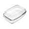 BOHEMIA CRISTAL Schüssel rechteckig mit hohem Deckel 2,8 l 33x20cm
