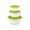 EMSA Topf-Set 'Micro Family' Starter-Set 3-teilig: 0,5 l, 1 l, 1,5 l, jeweils mit Deckel