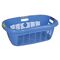 LOCKWEILER Wäschekorb Ergo mit Softgriff 65 l 65x45x25cm blau