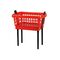 LOCKWEILER Wäschekorb Clip-Clap mit Füßen 45 l 65x42x28,5cm