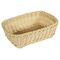 SALEEN  Brotkorb eck hellbeige 31,5x22