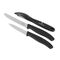 VICTORINOX Gemüsemesser-Set schwarz 1 Satz 3 teilig 3teilig