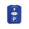 EASY WORK Parkscheibe mit 3 Einkaufswagenchips