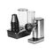 WMF Salatbereiter Salat To Go 0416400011 5 Cromargan-Einsätze, Salat-to-go-Box mit integriertem Dressingbehälter, Aufbewahrungsbox für die 5 Schneideinsätze
