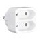 HEITECH  HEI 2f. Euro Zwischenstecker - 10 VPE
