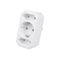 HEITECH Steckdosenadapter 3fach 1Schu/2Euro