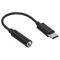 DINIC USBC-Audioadapter 3,5mm Klinke, schwarz
