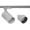ARCLITE Schienenstrahler 'trackCENTURY 20' GU10  inkl. 3-Phasen Adapter silber Frontring schw