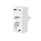 HEITECH Steckdosenadapter Schuko/Euro 1xUSB A 1x USB C