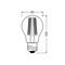 OSRAM LED Filament Birne ULTRA EFF. E27 7,2W 1.521lm 3.000K  klar