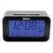 MEBUS Funkwecker digital ohne 2x AAA Batterien 7,1x12x4,8cm anthrazit