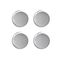 METALTEX Magnet ø 3 cm Inox 4er Set