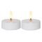 STAR TRADING LED-Maxi Teelicht 'Flamme' 2er Set