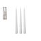 GUSTA Leuchterkerze 'Swirl' 3er Set