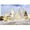 HI Holzsilhouette mit 10 LED 30x6x16,5cm