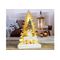 HI LED Weihnachtsbaumsilhouette Holz 26x5x35cm