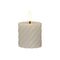 STAR TRADING LED-Echtwachs-Kerze 'Flamme Swirl Votive' 2er Set inkl. 1x CR2032 Batterie