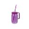 Trinkglas mit Halm sortiert 340 ml