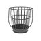 Feuerkorb Metall 38x38xH38/77 cm