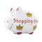 KCG-DAS MARKENSCHWEIN Sparschwein 'Shopping Queen'