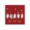 TI-FLAIR Lunch-Serviette 'Santas singing Ho Ho Ho' 20er Pack 20 Stück