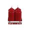 Stumpenkerze 11cm Ø5cm bordeaux 4 Pack