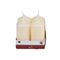 Stumpenkerze 8cm Ø4cm champagner 4 Pack