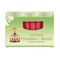 Pyramidenkerze 7cm Ø1,4cm rot 24 Pack