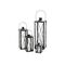 BOLTZE Eisen-Laterne 'Farol' 4er Set