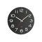 TFA-DOSTMANN Funk-Wanduhr Batteriebetrieb 31cm schwarz