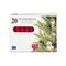 Baumkerze 9,6cm Ø1,2cm rot 20 Pack