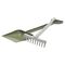 DANTOY Grean Bean Garten-Set Rechen / Schaufel 2-teilig 1 Schaufel L 50 cm, 1 Rechen L 42 cm