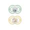 MAM Schnuller 'Perfect Night' 2er Set 4fach sortiert 2 Stück incl. Sterilisier-/ Hygienebox