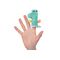 FEHN Badeboot mit Fingerpuppe