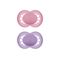 MAM Schnuller Original Pure plain Silikon girl 2er Set 2er Set