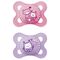 MAM Schnuller Original Pure Silikon girl 'Fuchs / Eule' 2er Set 2er Set