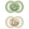 MAM Schnuller Original Pure Silikon uni 'Wolf / Hase' 2er Set 2er Set