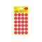 AVERY ZWECKFORM Etik. Punkt 18mm rot 3004