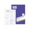 AVERY ZWECKFORM Kassenbericht 305 A5 50 Blatt