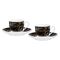 RITZENHOFF & BREKER Espresso 'Aromatico' 4er Satz 2x Espressotassen, 2x Espressountere