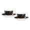 RITZENHOFF & BREKER Cappuccino 'Aromatico' 4er Satz 2x Cappuccinotassen, 2x Cappuccinountere