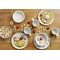 WELLCO Kindergeschirr 'Bauernhof' 3-teilig 1 Teller Ø 20,4 cm, 1 Müslischale Ø 14,7 cm, 1 Kinderbecher, 280 ml