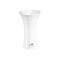 Sandra Rich Vase Tulip Porzellan 17cm Ø10,5cm weiß