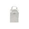 Sandra Rich Vase Tasche Porzellan 7,5x5,5x13,5cm weiß