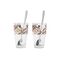 LEONARDO Latte Macchiato Becher 'Café Latte Solo' Set, 4-teilg, 2 x Becher und 2 x Löffel