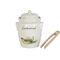 Gurkentopf 3,5 l mit Holzzange und Rezept