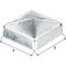 Pfostenkappe 90x90mm eck.flache Form TZN GAH - VPE: 10